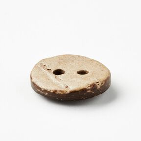 Kokosknapp [Ø 13 mm] – beige/mörkbrun, 