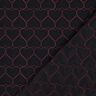 Quiltat tyg neonhjärtan | Poppy Fabrics – svart/neonpink,  thumbnail number 4
