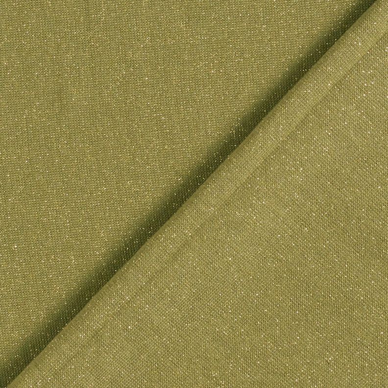 Glittermuddar rörformigt tyg – oliv/guldmetallic, image number 3