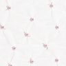 Softmesh broderade blommor – vit/rose,  thumbnail number 1