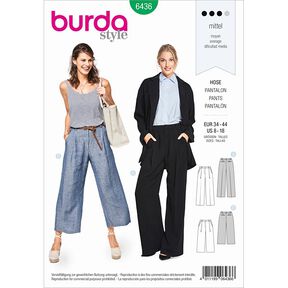 Byxor | Culotte-byxor, Burda 6436 | 34 - 44, 