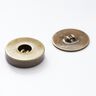 Magnetknapp [  Ø18 mm ] – gammalguld metallisk,  thumbnail number 1