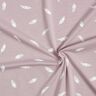 Bomullsjersey Fjädrar – pastellviolett,  thumbnail number 3