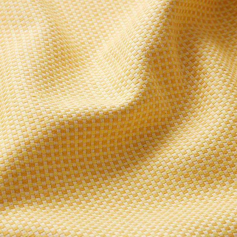 Dekorationstyg Jacquard Struktur Enfärgat – gul,  image number 2