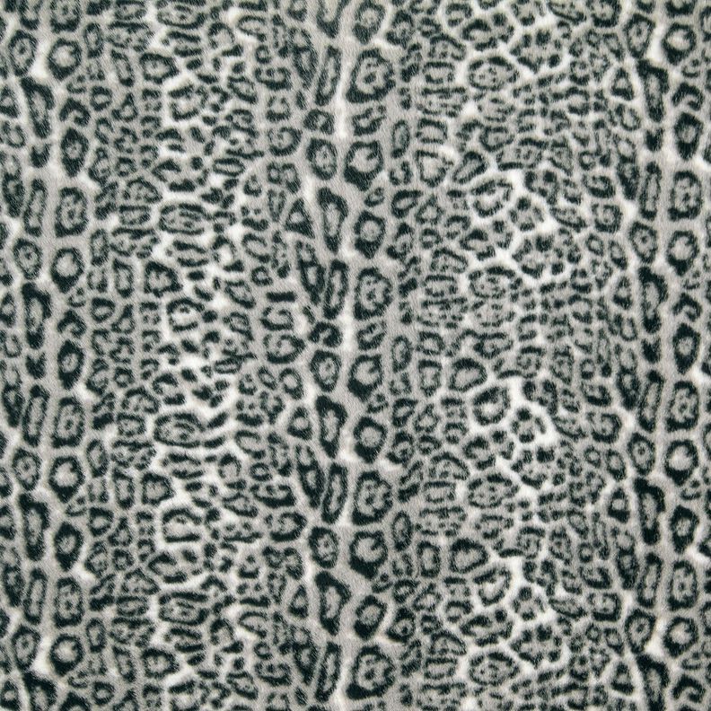 Fuskpäls snöleopard – silver/antracit,  image number 1