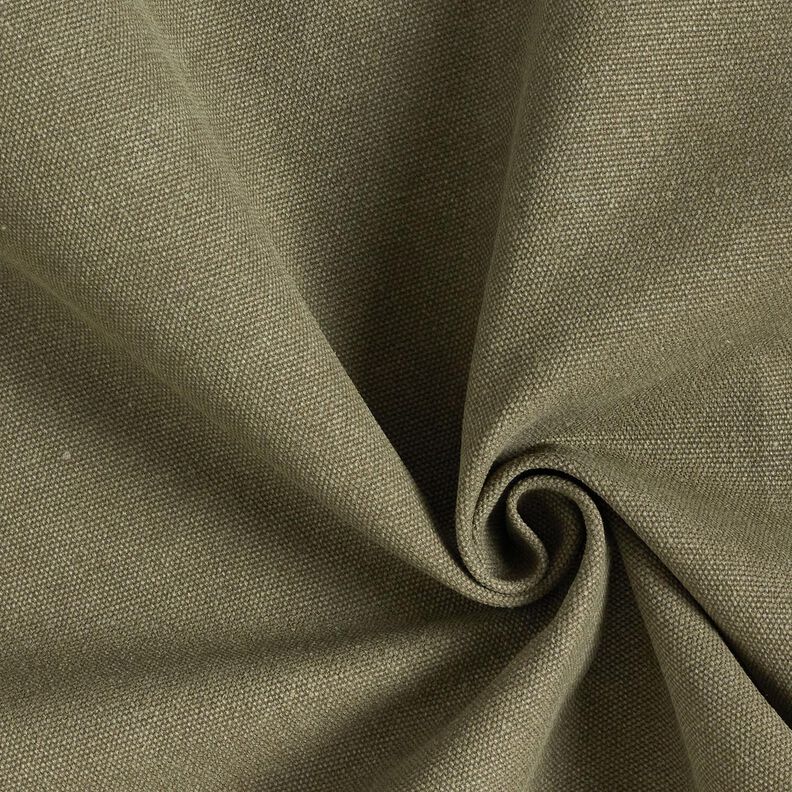 Dekorationstyg Canvas vaxad – khaki,  image number 1