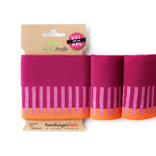 GOTS Ekologiska stickade muddar CUFF ME ICON [140 cm | 8 cm] | Albstoffe | Hamburger Liebe, 