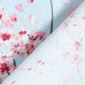 Dekorationstyg Halvpanama grenar med körsbärsblommor – ljusblått/rosa,  thumbnail number 4