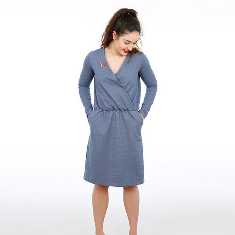 FRAU VILMA Jerseyklänning i omlottlook | Studio Schnittreif | XS-XXL,  image number 7