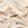 Bomullsjersey Glada djungeldjur – cashew,  thumbnail number 2
