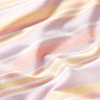 French terry sommarsweatshirt Digitaltryck ränder – fläder, 