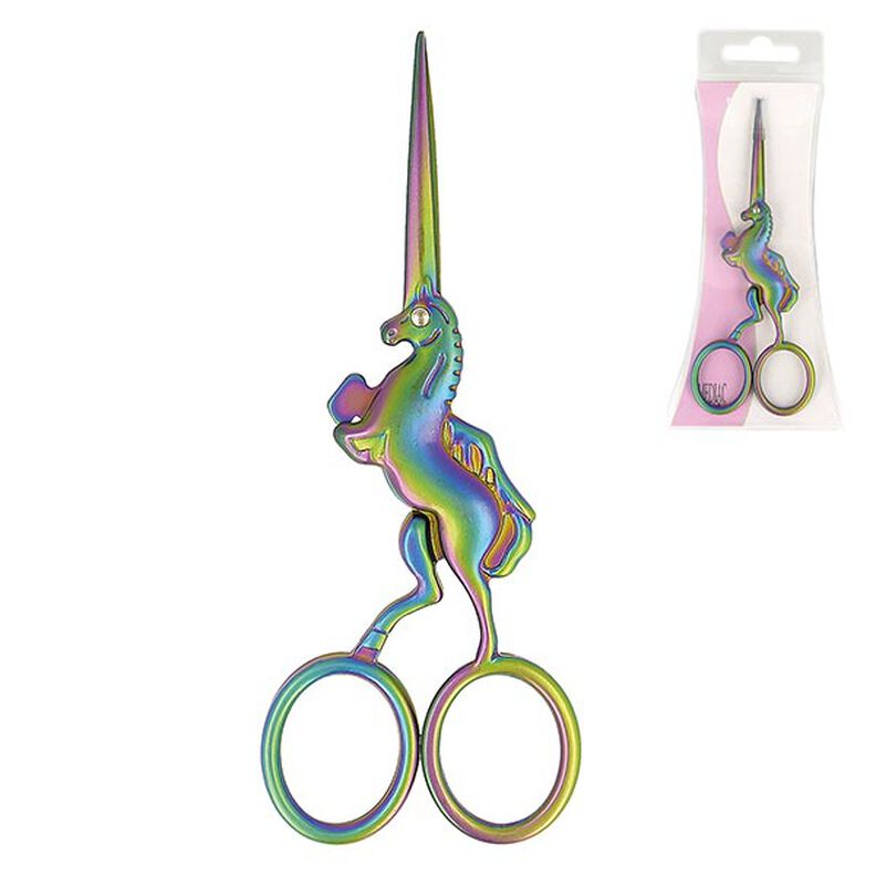 Sticksax Enhörning [ Längd: 13 cm ] – färgmix,  image number 1