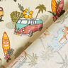 Bomullstyg Kretong Roadtrip Surf – beige,  thumbnail number 4