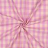 Bomullspoplin Check | Poppy Fabrics – ljusrosa/pastellviolett,  thumbnail number 3