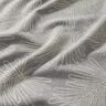 Dekorationstyg Jacquard bladkonturer – grått,  thumbnail number 2
