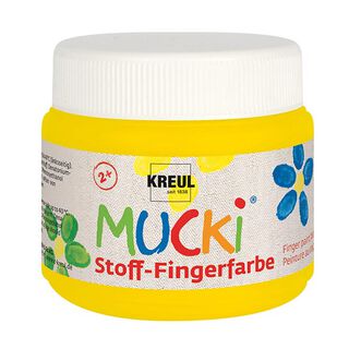 MUCKI Tyg-fingerfärg [ 150 ml ] | Kreul – gul, 