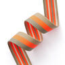 Väskband/bältesband Neon [ 40 mm ] – neonorange/beige,  thumbnail number 2