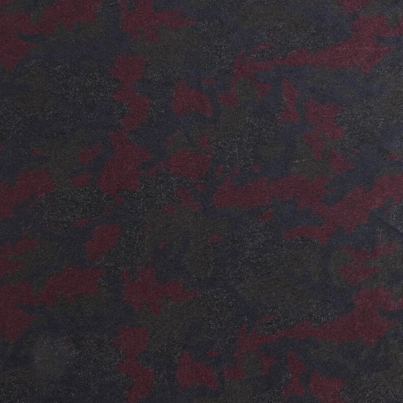 Rocktyg Woll-Mix Kamouflage – svart/merlot,  image number 1