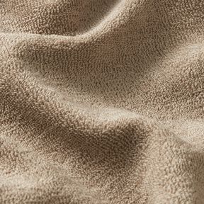 Frottétyg Stretch Enfärgat – beige, 