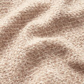 Stoppningstyg färgglad bouclé-look – anemon/ljusbeige, 