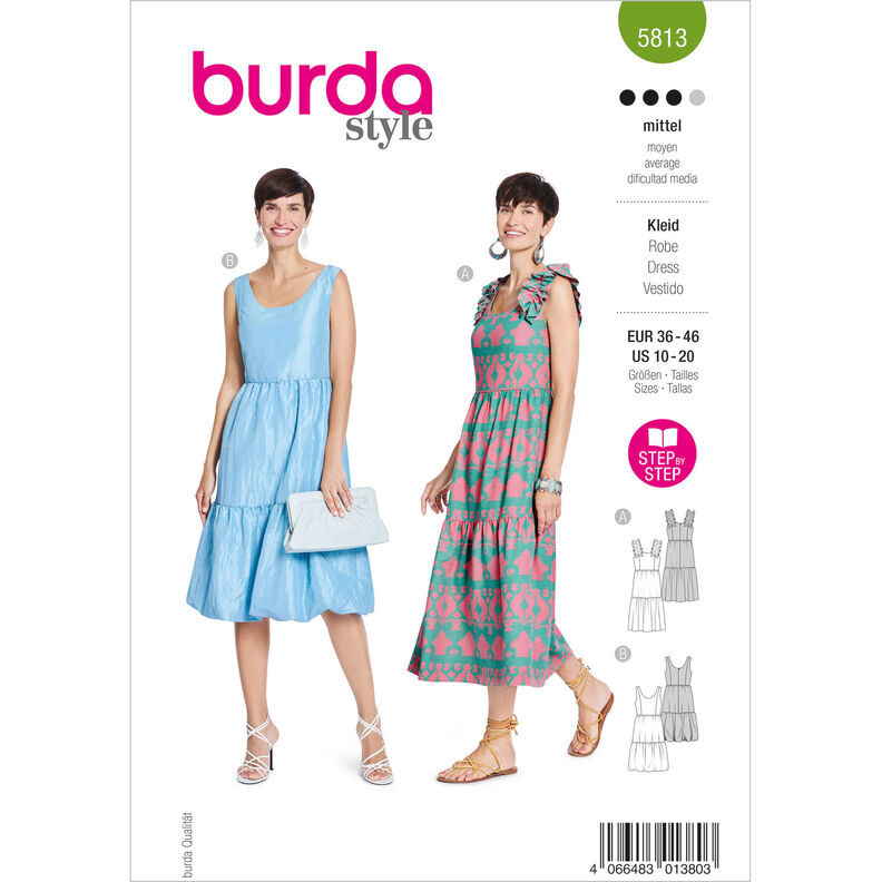 Klänning | Burda 5813 | 36-46,  image number 1