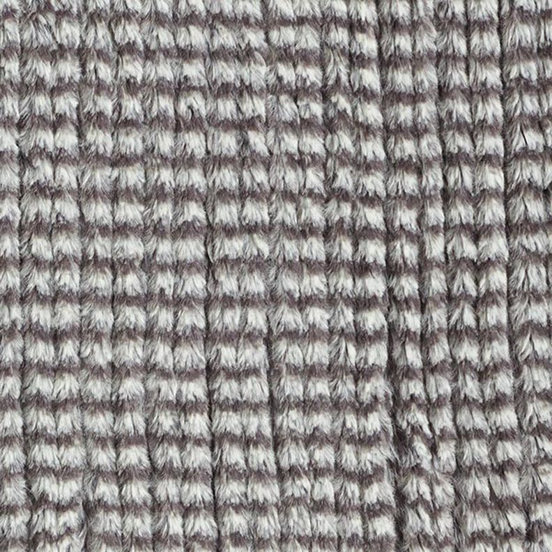 Fuskpäls med grovstickad optik – grått,  image number 1