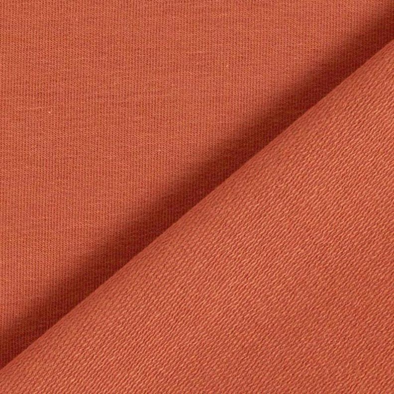 Lätt french terry enfärgad – terracotta, image number 5