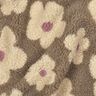 Teddyplysch Blommor | Poppy Fabrics &ndash; dyn/ljusbeige,  thumbnail number 2