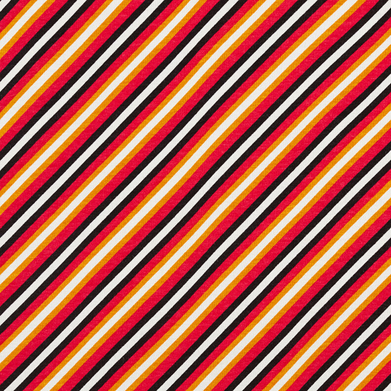 viskosjersey diagonala ränder – vit,  image number 1