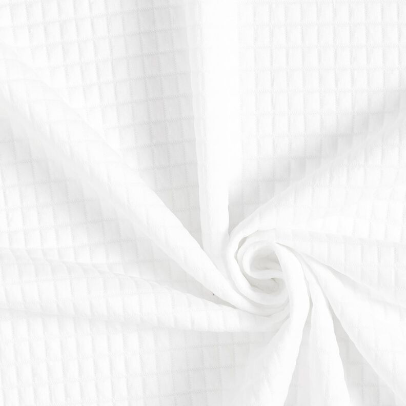 Quiltad jersey boxar – vit, image number 3