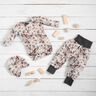 Ribbad jersey Romantiska blommor Digitaltryck – yllevit,  thumbnail number 6