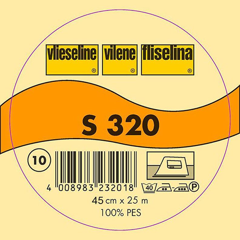 S 320 Schabrakinlägg | Vlieseline – vit,  image number 2