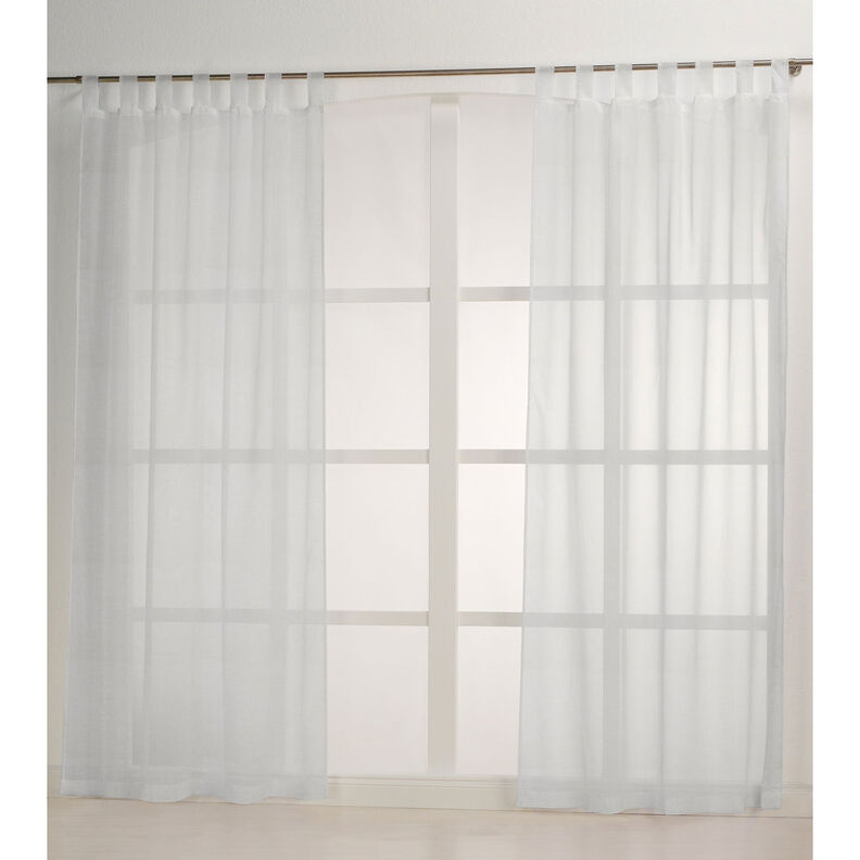 Gardintyg Bouclé-liknande 300 cm – vit,  image number 6