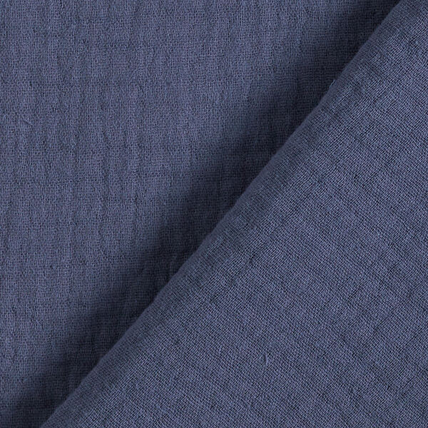 Muslin/Dubbel-krinkelväv – jeansblå,  image number 4