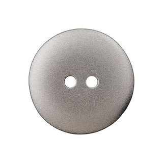 Polyesterknapp Metallic med 2 hål – silver, 