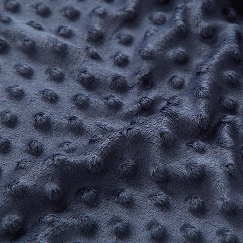 Mysfleece präglade prickar – marinblått,  image number 2