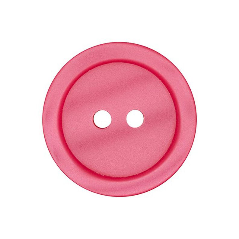 Plastknapp 2-håls Basic - pink,  image number 1