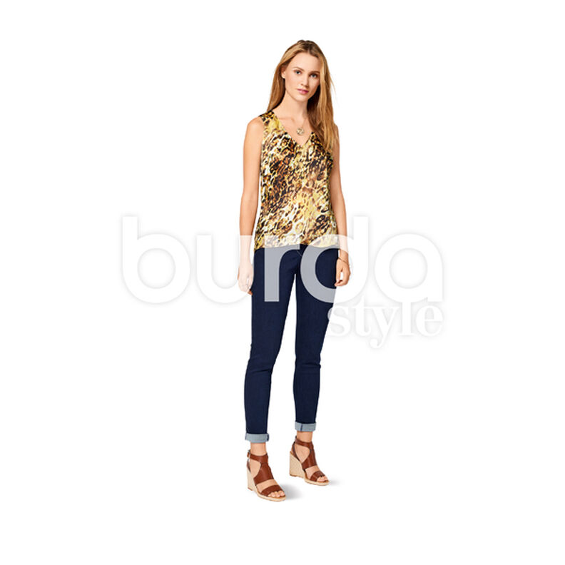 Top, Burda 6501,  image number 2