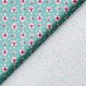 Bomullstyg Poplin små ornament – ​​mint/pastelllila – mint/pastellviolett,  thumbnail number 4