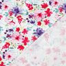 Bomullsjersey Sommarblommor digitaltryck – vit/intensiv rosa,  thumbnail number 4