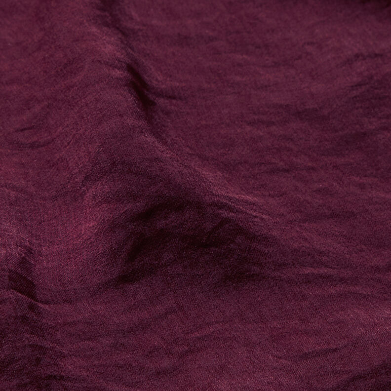 Lätt blustyg skrynklor enfärgat – merlot,  image number 2