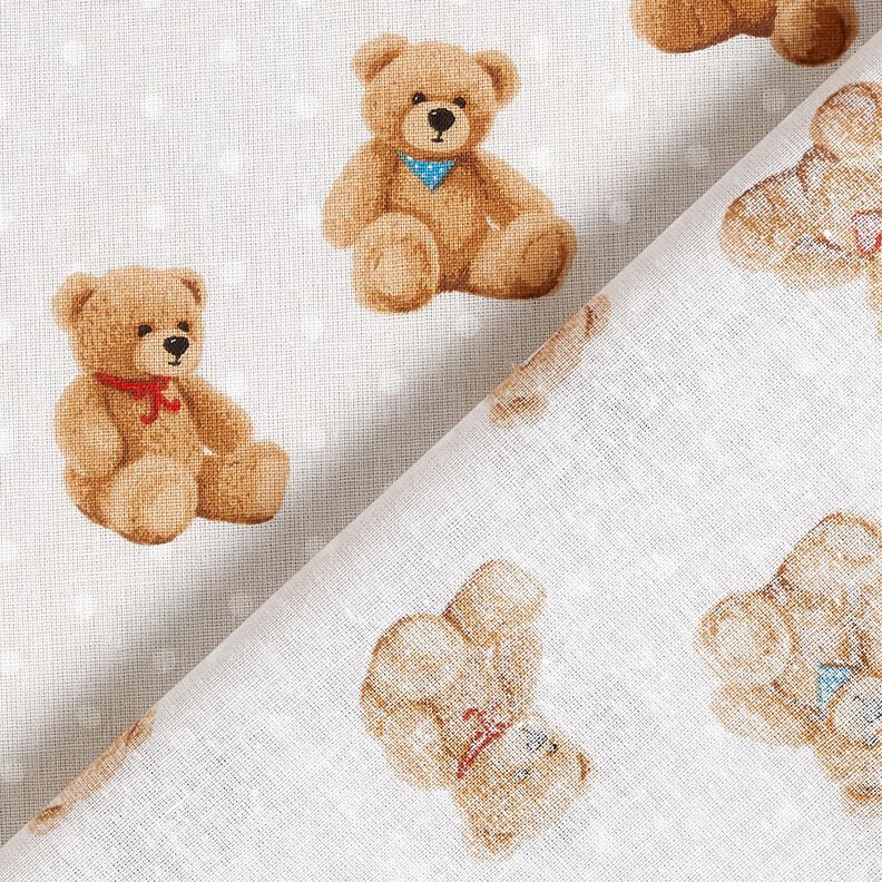Bomullspoplin Teddy – beige,  image number 4