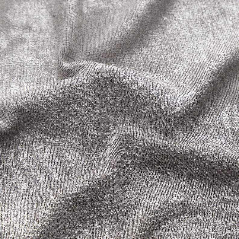 jersey glitterfolie – grått/gammalt silver,  image number 3