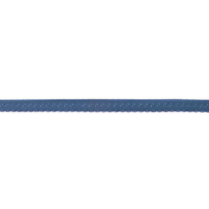 Elastistiskt infattningsband Spets [12 mm] – jeansblå,  image number 1