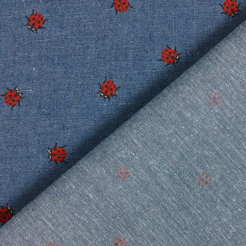 Chambray nyckelpiga – jeansblå,  image number 4