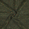 Teddyplysch Tweed Melange | Poppy Fabrics – mörkgrön,  thumbnail number 3
