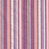 Dekorationstyg Jacquard pastellränder – rosa/lila,  thumbnail number 1