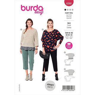 T-shirt, Burda 6098 | 46-60, 