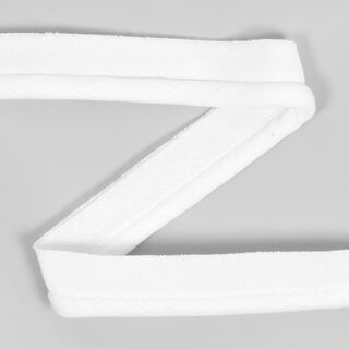 Passpoalband av bomull [20 mm] - vit, 