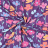 French Terry Sommarsweat färgglada blommor | Poppy Fabrics – rödlila,  thumbnail number 3